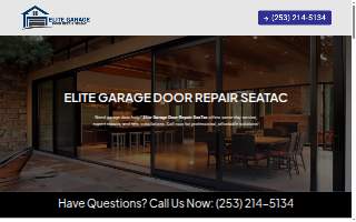 Elite Garage Door Repair SeaTac website