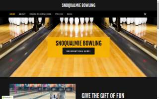 Snoqualmie Bowling website