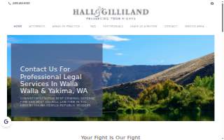 Hall and Gilliland PLLC website