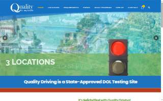 Quality Driving School website