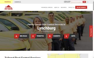 Dodson Pest Control of Bluefield website