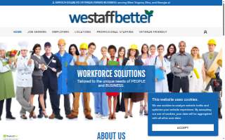 We Staff Better website
