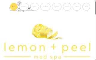 lemon peel - med spa website