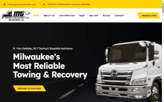 Mg Towing & Recovery website