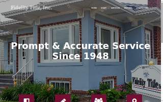 Fidelity Title, Inc. website