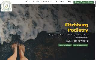 Fitchburg Podiatry LLC website
