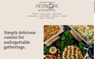 Heirloom Kitchen Co website