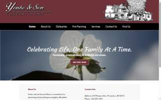 Yonke & Son Funeral Home website