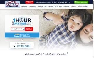 Oxi Fresh Carpet Cleaning of Port Washington website
