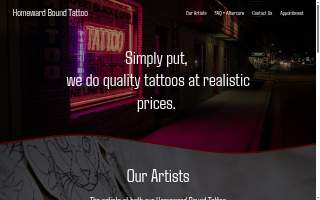 Homeward Bound Tattoo of Port Washington website