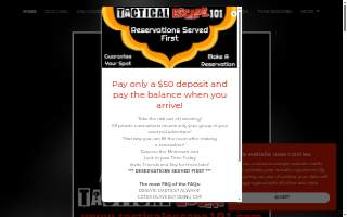 Tactical Escape 101 - Rice Lake Escape Rooms website