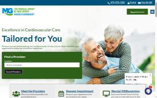 The Medical Group of NJ - Sussex Cardiology website