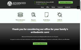 Advanced Orthodontics website
