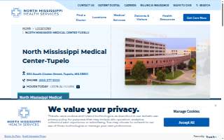 North Mississippi Medical Center website