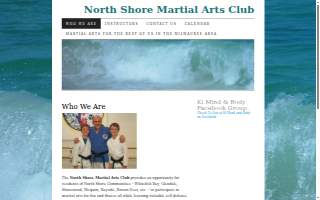 North Shore Martial Arts Club website