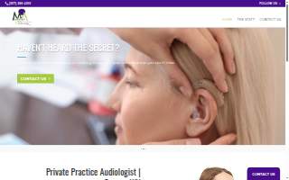 Mountain View Audiology website