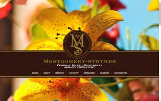 Montgomery-Stryker Funeral Home website