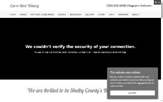 Cat-n-Bird Winery website