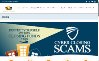Liberty Title Insurance and Real Estate Closing Services website