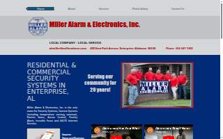 Miller Alarm & Electronics Inc website