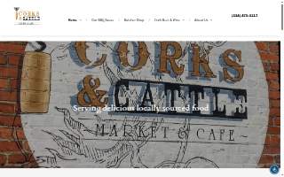 Corks & Cattle website