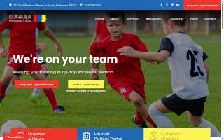Eufaula Pediatric Clinic website