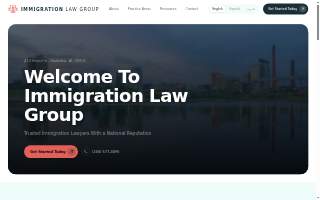 Immigration Law Group website