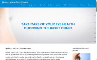 Helena Vision Care website