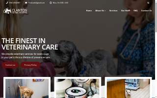 Clanton Animal Hospital LLC website
