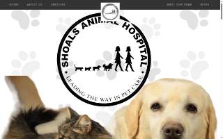 Shoals Animal Hospital of Muscle Shoals website