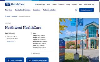 Northwest HealthCare website