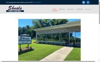 Shoals Pest Control, Inc. website