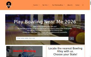 Talladega Bowling Center website