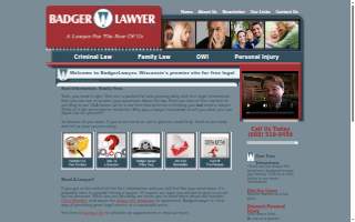 Badger Lawyer website