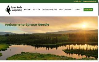 Spruce Needle Acupuncture website