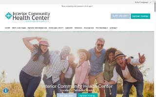 Interior Community Health Center website