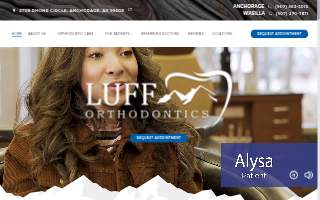 Luff Orthodontics of College website