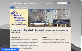 Alaska Window Installer.Inc website