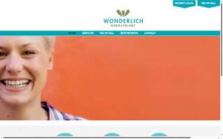Wonderlich Dermatology website