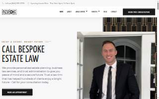 Bespoke Estate Law LLC website