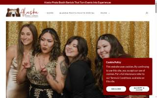 Alaska Photobooth Company of College website