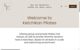 Ketchikan Pilates website