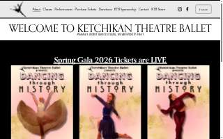 Ketchikan Theatre Ballet website