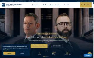 Law Offices of Blake Fulton Quackenbush website