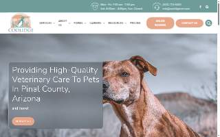 Coolidge Veterinary Hospital website