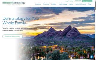 Arizona Dermatology website