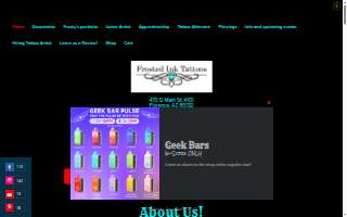 Frosted Ink Tattoos website