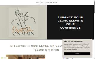 Desert Glow on Main website