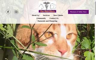 The Pet Clinic website