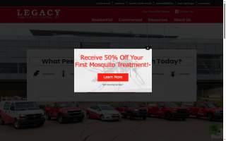 Legacy Termite and Pest Control website